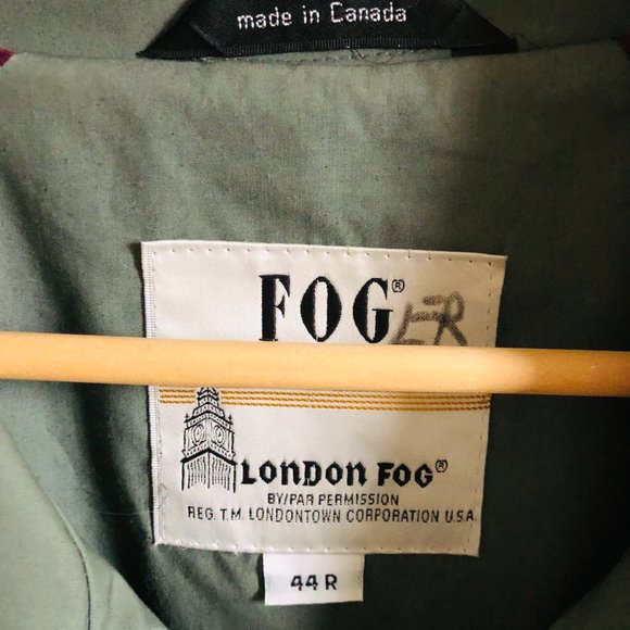 Vintage London Fog Water Repellent Trench Rain Coat - Picture 4 of 16